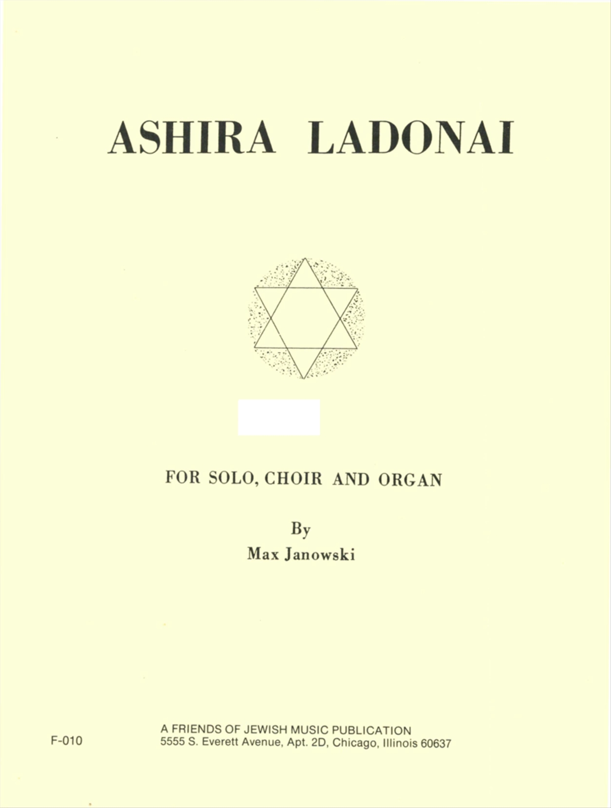 ashira ladonai