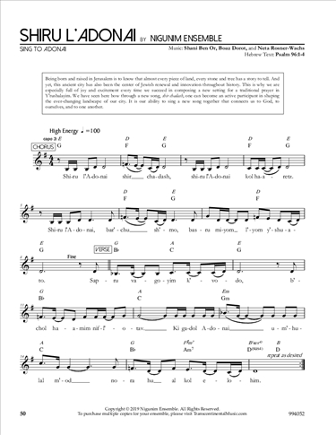 Elohim, Adonai - Misc tunes Sheet music for Vocals (Choral)